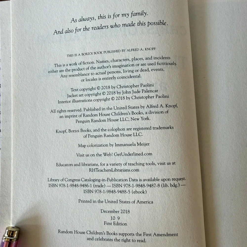 The Fork, the Witch, and the Worm: Tales from Alagaësia Volume 1 Eragon HC First
